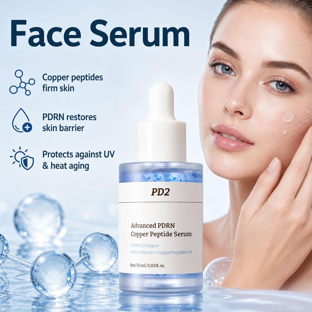 Collagen Peptide Powder - Geavanceerd PDRN Koperpeptide Serum 30ml Anti-verouderings
