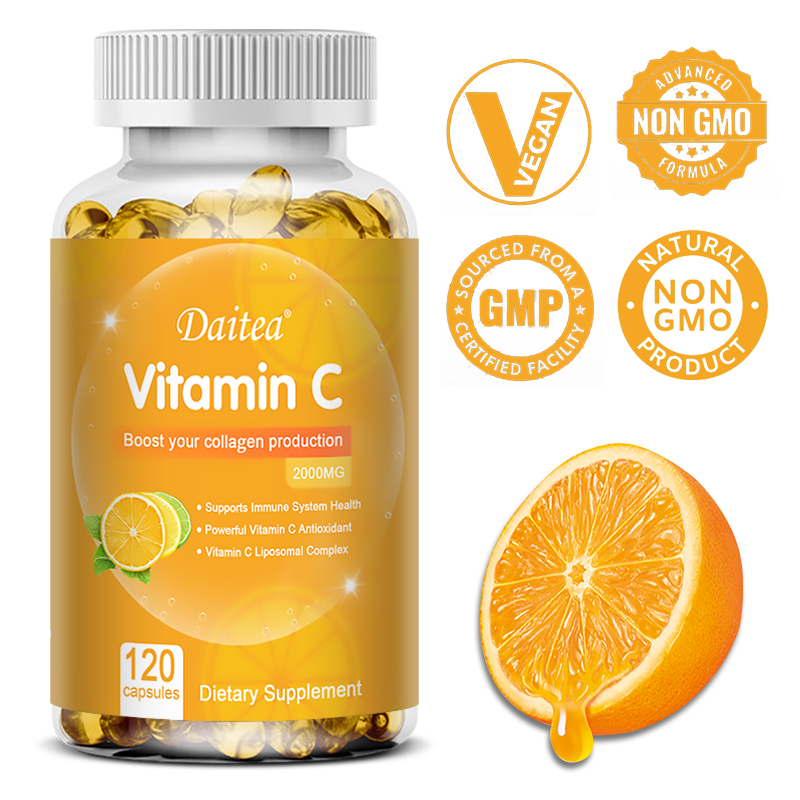 Zinc Supplement 50Mg - Vitamine C-capsules - 2000 mg, bevordert