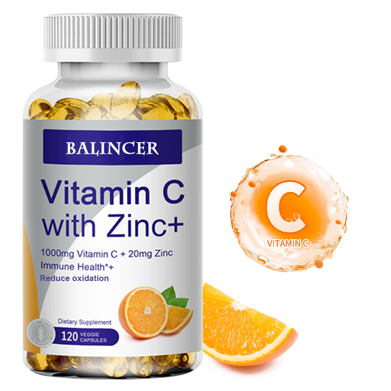 Zinc Supplement 50Mg - Vitamine C en zink - Bioflavonoïden