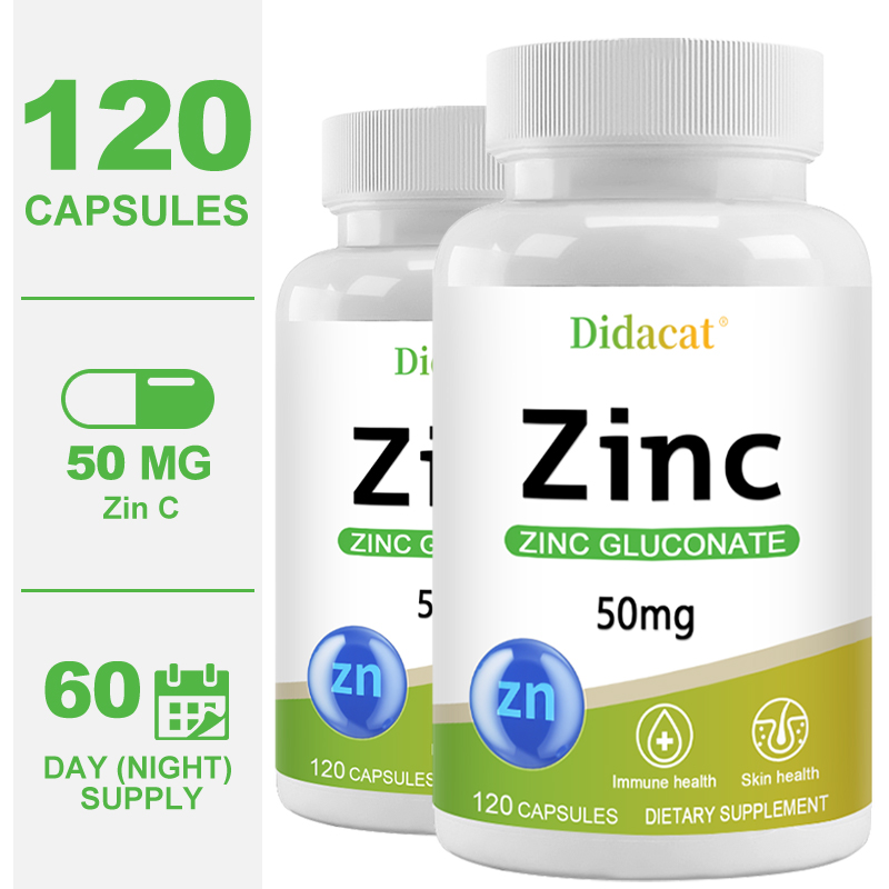Zinc Supplement 50Mg - Zink 50 mg - met zinkgluconaat,