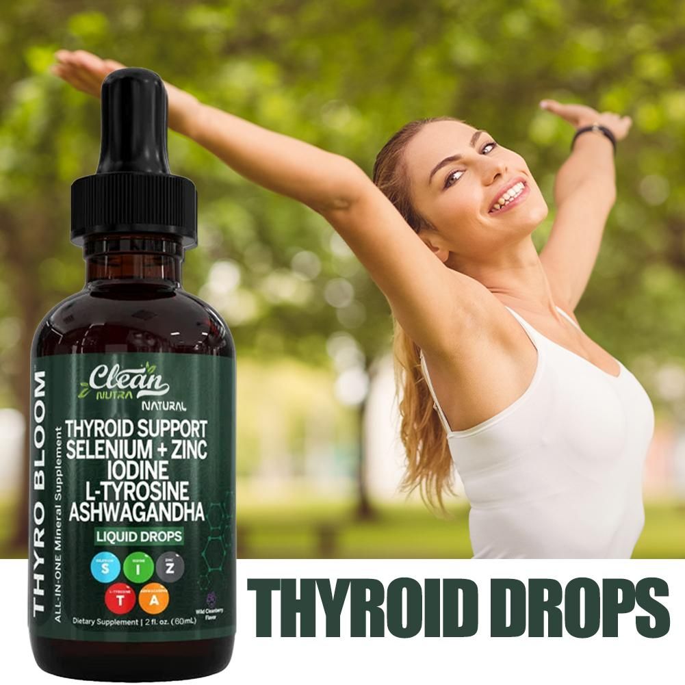 Iodine Drops Supplement - 60ml Supplement Vloeibare Druppels Vitamine B3&D12