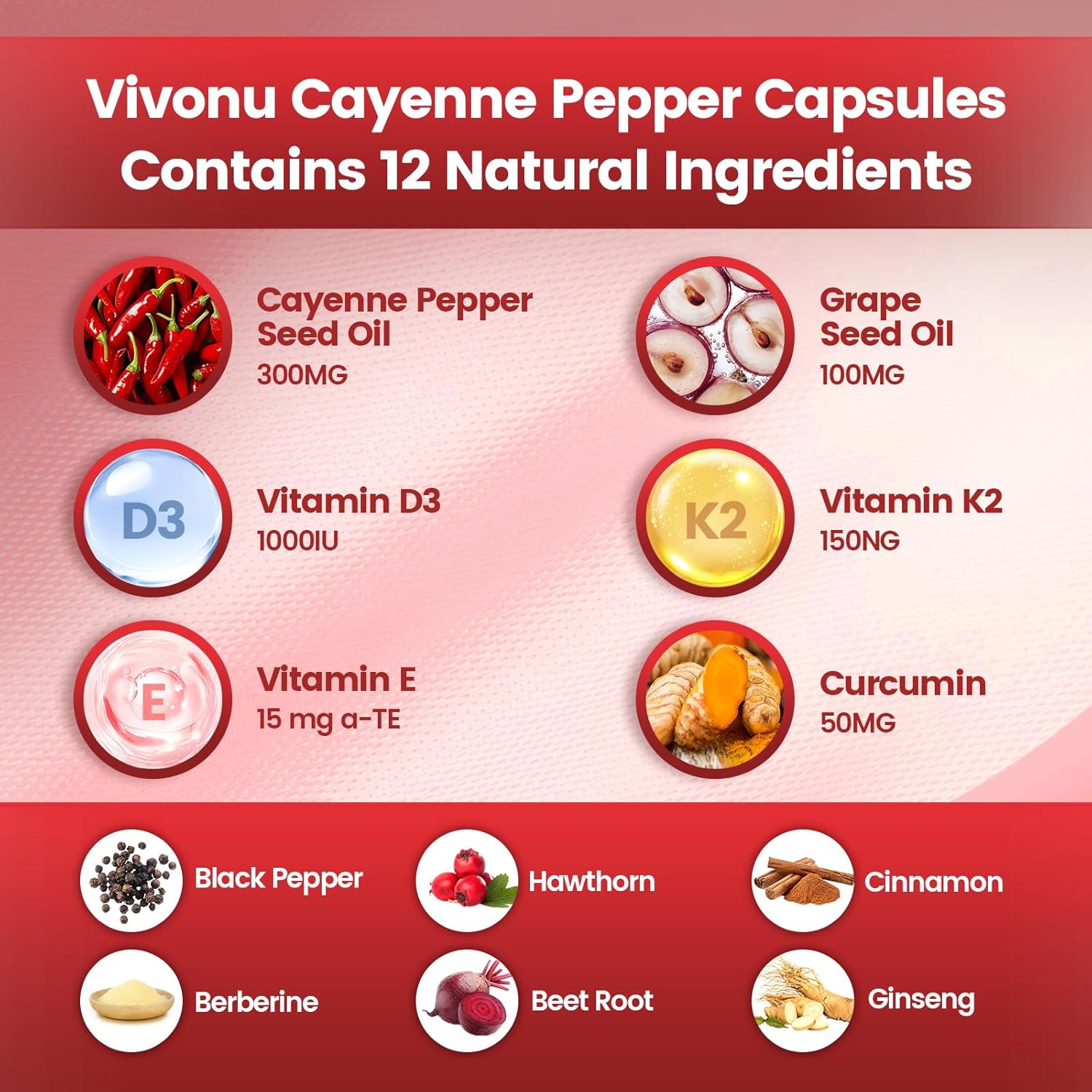VivoNu Cayenne Pepper Softgels - Vitamin D3 K2 Drop recensie en prijs