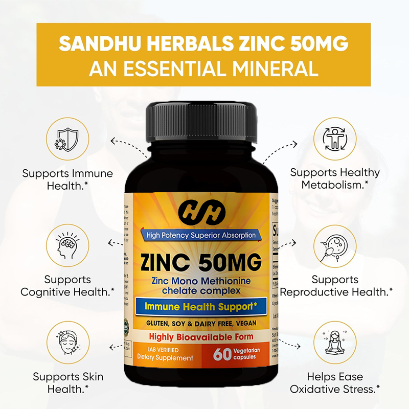Zinksupplement 50mg, 60 capsul - Zinc Supplement 50Mg recensie en prijs