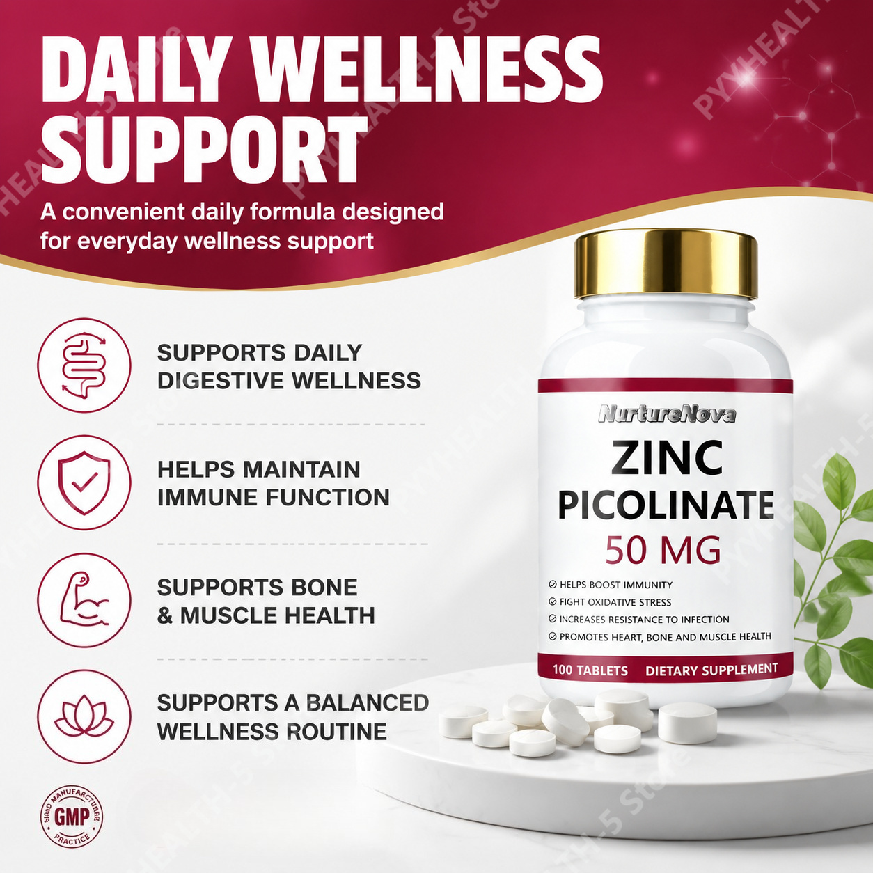Zinkpicolinaat tabletten voor  - Zinc Supplement 50Mg recensie en prijs