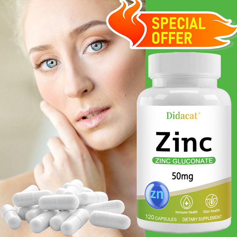 Zinkgluconaat capsules 50MG, e - Zinc Supplement 50Mg recensie en prijs