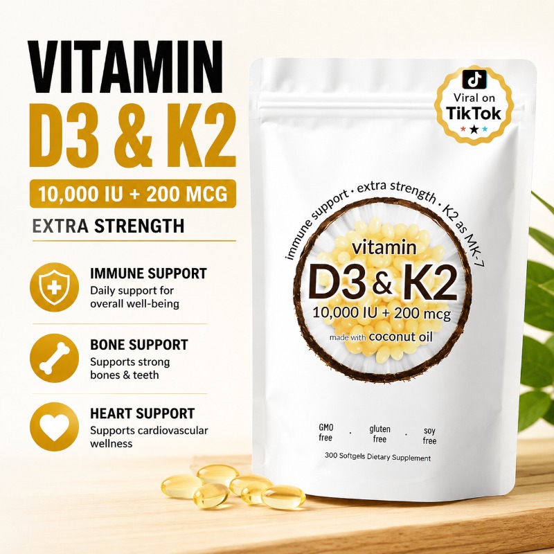 Vitamine D3 10000 IE + K2 MK-7 - Vitamin D3 K2 Drop recensie en prijs