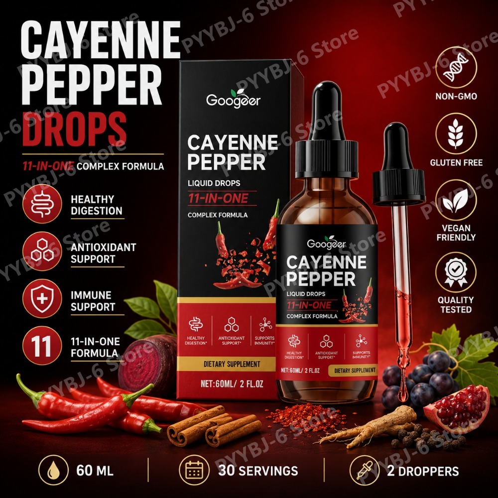 Googeer Cayenne Peper Vloeibar - Vitamin D3 K2 Drop recensie en prijs