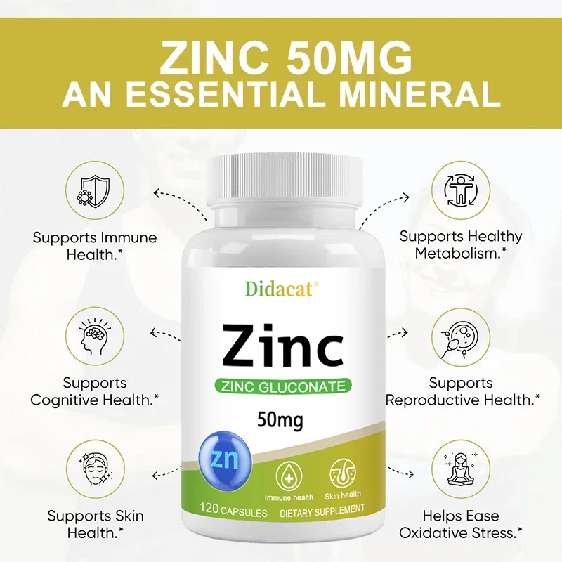 Zink 50 mg - met zinkgluconaat - Zinc Supplement 50Mg recensie en prijs